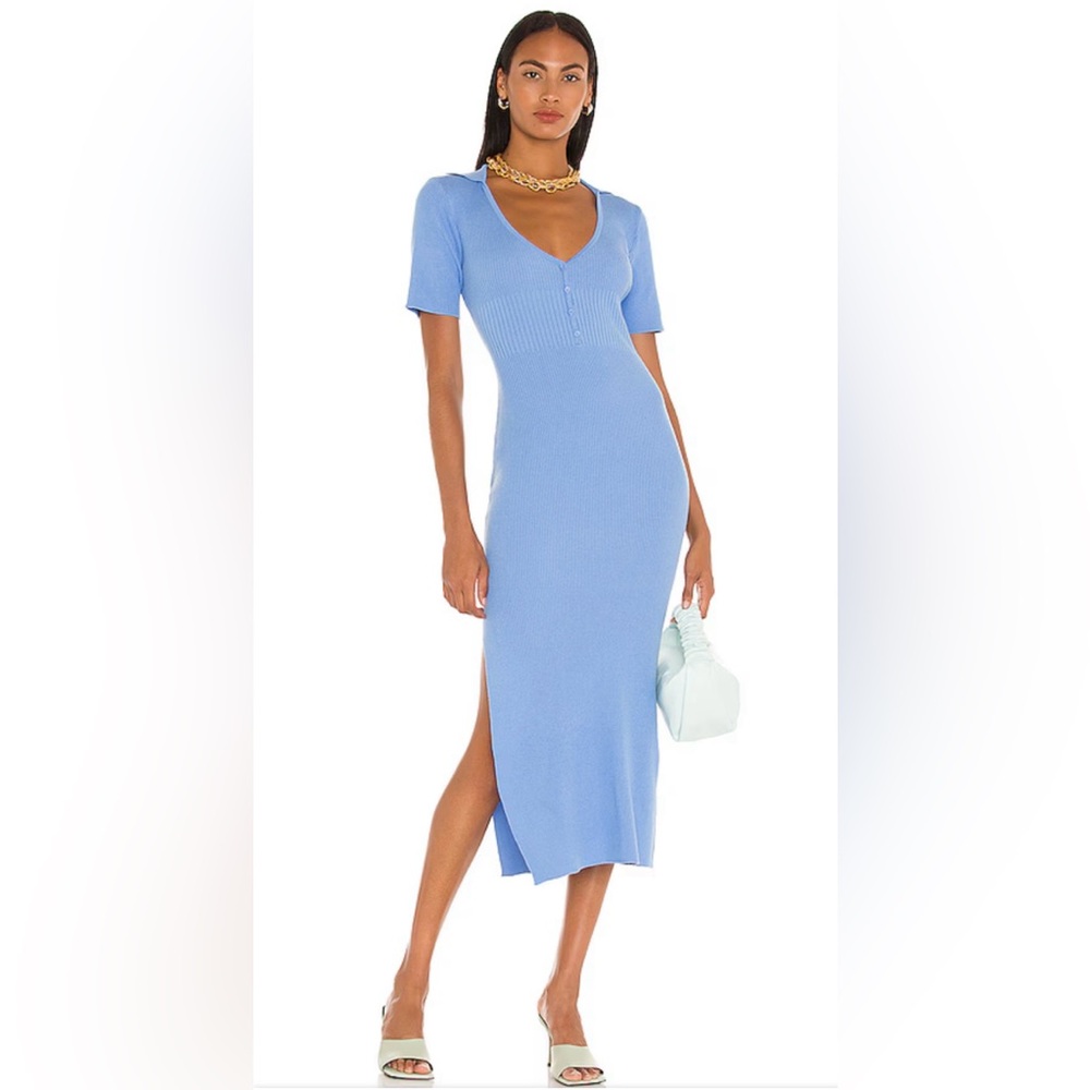 NWOT Bardot blue cornflower knit dress.